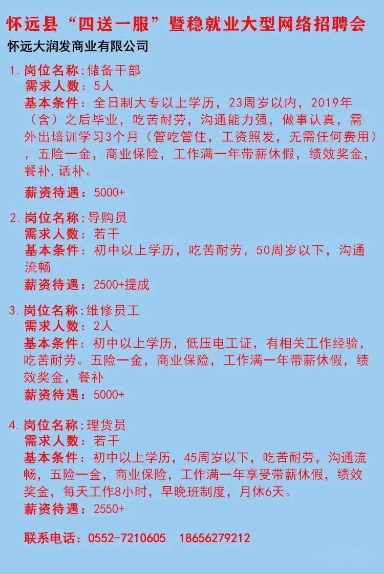 威远最新招聘信息全面概览