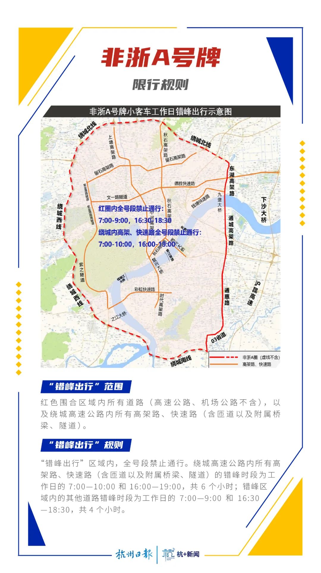 杭州限行区域图最新详解